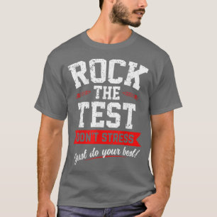 Funny Rock:  testdag testbank testbank testbank te T-shirt