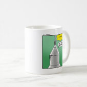 Funny Rocket Launch Humor Coffee Mok (Voorkant rechts)