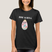 Funny Rocking Egg voor Pasen T-shirt (Voorkant)