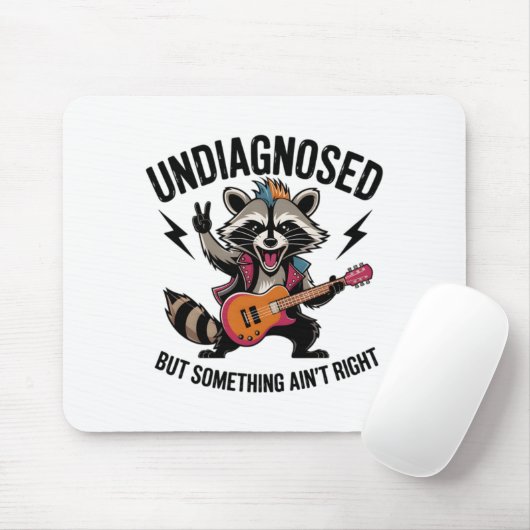 Funny Rocking Racoon Muismat (Met muis)