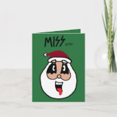 Funny Rocking rond de kerstboomkaart Kaart (Voorkant)