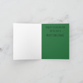 Funny Rocking rond de kerstboomkaart Kaart (Binnen)