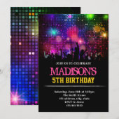 Funny rockstar nodigt uit kaart (Voorkant / Achterkant)