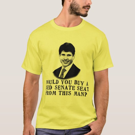 Funny Rod Blagojevich Bribery T shirt (Voorkant)