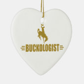 Funny Rodeo Bucking Bronco Keramisch Ornament (Rechts)