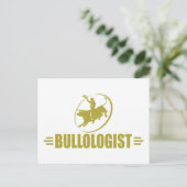 Funny Rodeo Bull Rider Briefkaart (Staand voorkant)