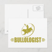 Funny Rodeo Bull Rider Briefkaart (Voorkant / Achterkant)