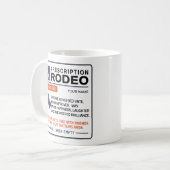 Funny Rodeo Mok Prescription Design (Voorkant links)