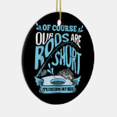 Funny Rods is kort Gevist pa opa Keramisch Ornament (Rechts)