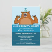 Funny Roep alle feestdieren op de dag Kaart (Staand voorkant)