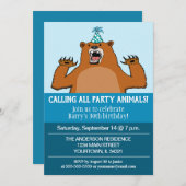 Funny Roep alle feestdieren op de dag Kaart (Voorkant / Achterkant)