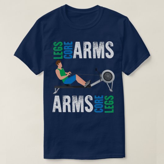 Funny Roing Fitness Core Arms Legs T-shirt (Design voorkant)