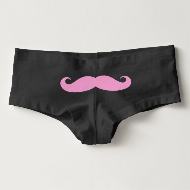 Funny roink handlebar mustache ondergoed (Voorkant)