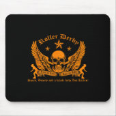 Funny Roller Derby Lover Quotes Gift, Live To Jam  Muismat (Voorkant)