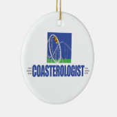 Funny Roller Onderzetter Keramisch Ornament (Rechts)