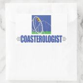 Funny Roller Onderzetter Rechthoekige Sticker (Tas)