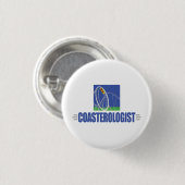 Funny Roller Onderzetter Ronde Button 3,2 Cm (Voorkant /achterkant)