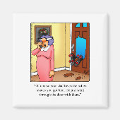 Funny Rollerskating Humor Magnet (Voorkant)