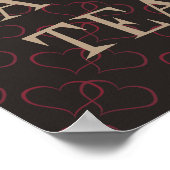 Funny Romantic Alleday Tea Love Quote Woman Poster (Hoek)