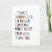 Funny Romantic als verbonden Wenskaart Kaart (Voorkant)