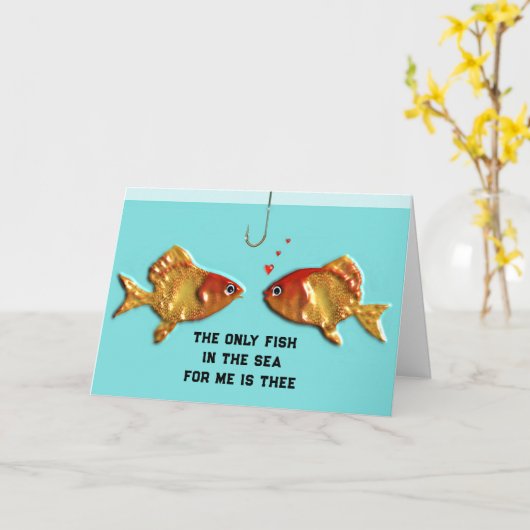 Funny Romantic Birthday Kaart (Gele Bloem)