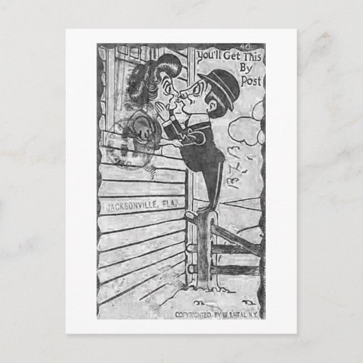 Funny Romantic Briefkaart Jacksonville Fla (Voorkant)