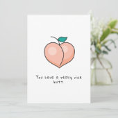 Funny Romantic Butt Kaart - Valentijnsdag Kaart (Staand voorkant)