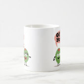 Funny Romantic Coffee Mok - Olijf je (Center)