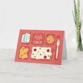 Funny Romantic Hot Lunch Kaart (Voorkant)