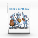 Funny Romantic Mouse Band - Happy Birthday Fotoblokken<br><div class="desc">Grappig Romantic Mouse Band - Cartoon Animal Drawing Mouses Love Music - Kies / voeg uw unieke tekst/kleur toe - maak uw speciale cadeau - vergroot en verplaats of verwijder en voeg elementen/tekst toe met aanpassingsgereedschap! - Tekening en ontwerp door MIGNED. Je kunt ook mijn design overdragen naar meer dan...</div>