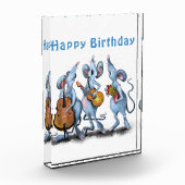 Funny Romantic Mouse Band - Happy Birthday Fotoblokken (Links)