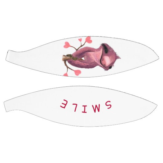 Funny Romantic Sloth Smile Basketball Basketbal (Panelen)