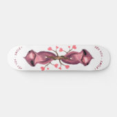 Funny Romantic Sloth Smile Cartoon Drawing - Fun Persoonlijk Skateboard (Horizontaal)
