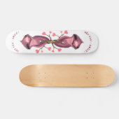 Funny Romantic Sloth Smile Cartoon Drawing - Fun Persoonlijk Skateboard (Horizontaal)