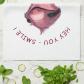 Funny Romantic Sloth Smile Kitchen Towel Theedoek (Gevouwen)