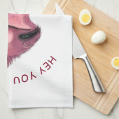 Funny Romantic Sloth Smile Kitchen Towel Theedoek (Quarter Fold)