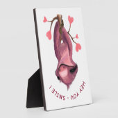 Funny Romantic Sloth Smile Plaque Fotoplaat (Zijkant)