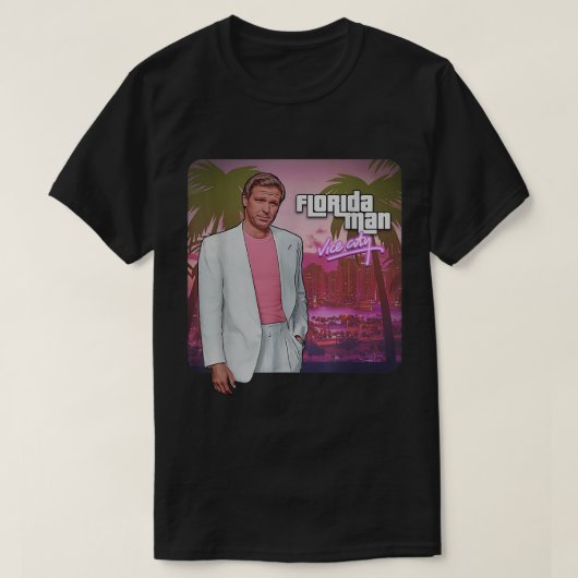 Funny Ron Desantis is het Man van Florida T-shirt (Design voorkant)