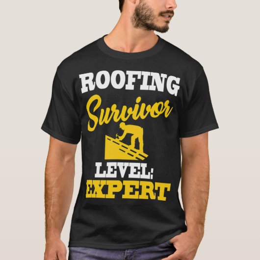 Funny Roofer archeology zoo space T-shirt (Voorkant)