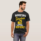 Funny Roofer archeology zoo space T-shirt (Voorkant volledig)