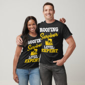 Funny Roofer archeology zoo space T-shirt (Unisex)