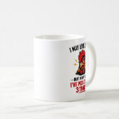 Funny Rooster Coworker Mug | I May Look Calm Koffiemok (Voorkant rechts)