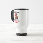 Funny Rooster Coworker Mug | I May Look Calm Reisbeker (Voorkant links)