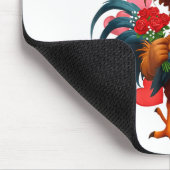 Funny Rooster F-caw-f Valentines Day Chicken Fcawf Muismat (Hoek)