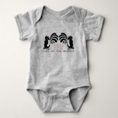 Funny Rooster Jaar 2017 Baby Romper (Voorkant)