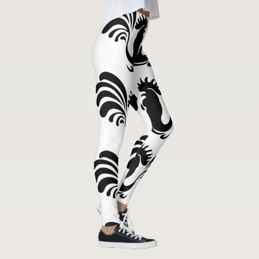 Funny Rooster Jaar 2017 Leggings (Rechts)