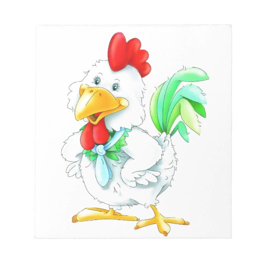 Funny rooster notitieblok (Voorkant)