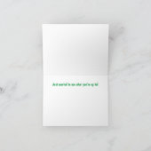 Funny Rooster Notitiekaartje (Binnen)