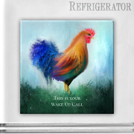 Funny Rooster Personalized Magnet
