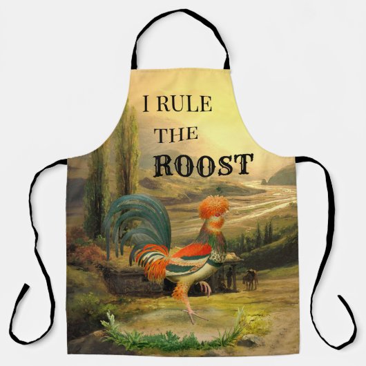 Funny Rooster Roast Schort (Voorkant)